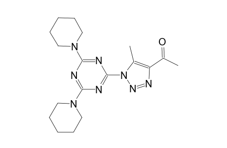 ethanone, 1-[1-[4,6-di(1-piperidinyl)-1,3,5-triazin-2-yl]-5-methyl-1H-1,2,3-triazol-4-yl]-