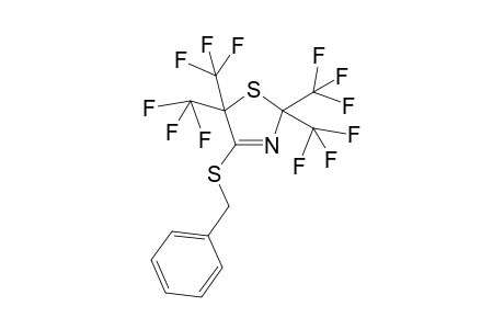 4-(BENZYLTHIO)-2,5-DIHYDRO-2,2,5,5-TETRAKIS-(TRIFLUOROMETHYL)-THIAZOLE