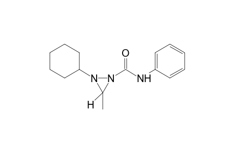 2-Cyclohexyl-3-methyl-1-diaziridinecarboxanilide