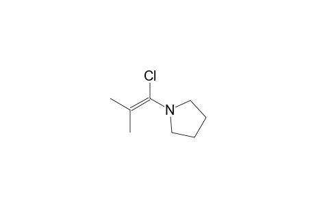 1-(1-Chloro-2-methylprop-1-enyl)pyrrolidine