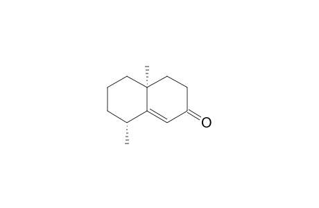 11,12,13-TRI-NOR-CIS-EUDESM-5-EN-7-ONE;(4AS,8R)-DIMETHYL-4,4A,5,6,7,8-HEXAHYDRO-NAPHTHALEN-2(3H)-ONE;REFERENCE