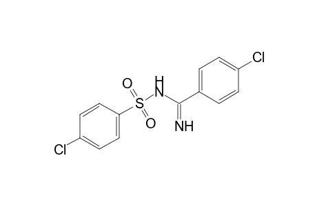 p-chloro-N-[1-(p-chlorophenyl)formimidoyl]benzenesulfonamide