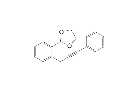 2-[2'-(3''-Phenylprop-2''-ynyl)phenyl]-1,3-dioxolane