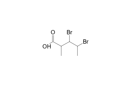 3,4-Dibromo-2-methyl-pentanoic acid