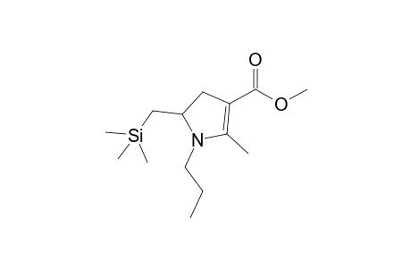 2-Methyl-1-propyl-5-(trimethylsilylmethyl)-2-pyrroline-3-carboxylic acid methyl ester