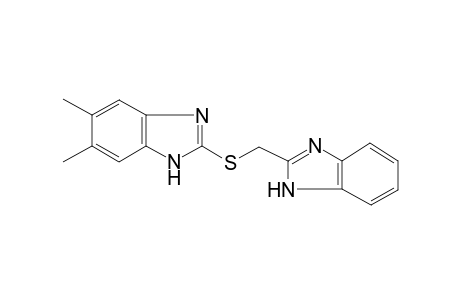 1H-benzimidazole, 2-[(1H-benzimidazol-2-ylmethyl)thio]-5,6-dimethyl-