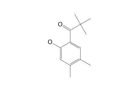 4',5'-dimethyl-2'-hydroxypivalophenone