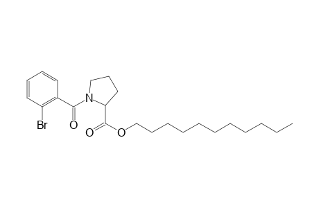 L-Proline, N-(2-bromobenzoyl)-, undecyl ester