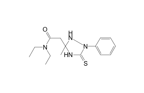 Acetamide, N,N-diethyl-2-(3-methyl-1-phenyl-5-thioxo-[1,2,4]triazolidin-3-yl)-