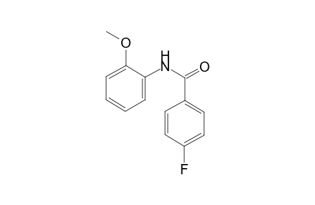 4-Fluoro-N-(2-methoxyphenyl)benzamide
