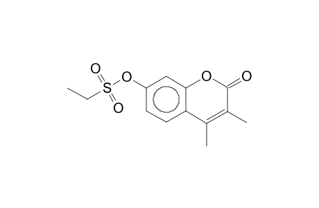 7-Ethylsulfonyloxy-3,4-dimethyl-coumarin