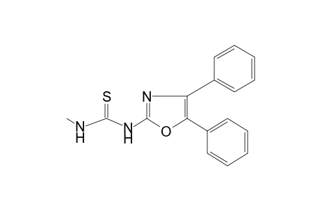 1-(4,5-diphenyl-2-oxazolyl)-3-methyl-2-thiourea