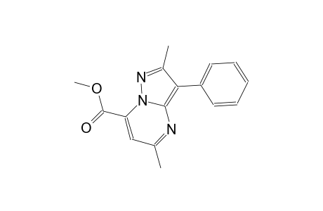 pyrazolo[1,5-a]pyrimidine-7-carboxylic acid, 2,5-dimethyl-3-phenyl-, methyl ester