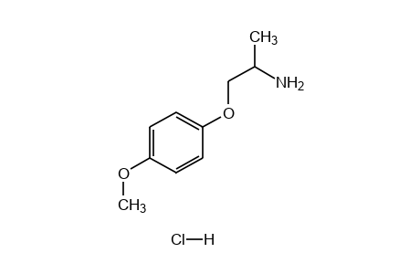 2-(p-methoxyphenoxy)-1-methylamine hydrochloride