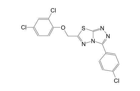 3-(4-chlorophenyl)-6-[(2,4-dichlorophenoxy)methyl][1,2,4]triazolo[3,4-b][1,3,4]thiadiazole