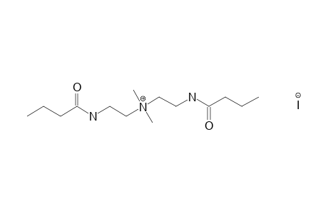 bis(2-butyramidoethyl)dimethylammonium iodide