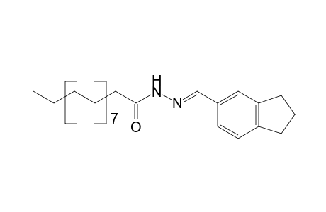 stearic acid, [(5-indanyl)methylene]hydrazide
