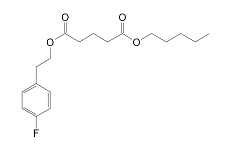 Glutaric acid, 2-(4-fluorophenyl)ethyl pentyl ester