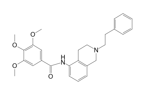 N-(2-phenethyl-1,2,3,4-tetrahydro-5-isoquinolyl)-3,4,5-trimethoxybenzamide