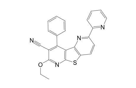 8-Cyano-7-ethoxy-9-phenyl-2-(2-pyridyl)thieno[2,3-b:4,5-b']dipyridine