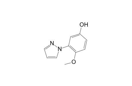 3-(1-Pyrazolyl)-1-hydroxy-4-methoxybenzene