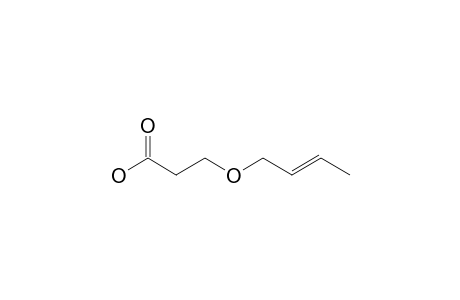 3-[(E)-but-2-enoxy]propanoic acid