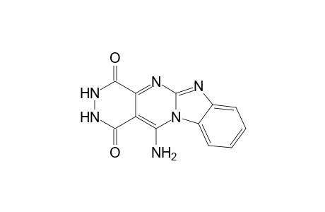 12-Aminopyridazino[4',5':4,5]pyrimido[1,2-a]benzimidazole-1,4(2H,3H)-dione