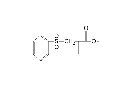 2-methyl-3-(phenylsulfonyl)propionic acid, methyl ester