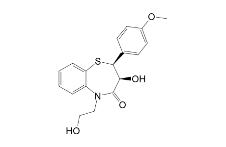 (2S,3S)-3-hydroxy-5-(2-hydroxyethyl)-2-(4-methoxyphenyl)-2,3-dihydro-1,5-benzothiazepin-4-one