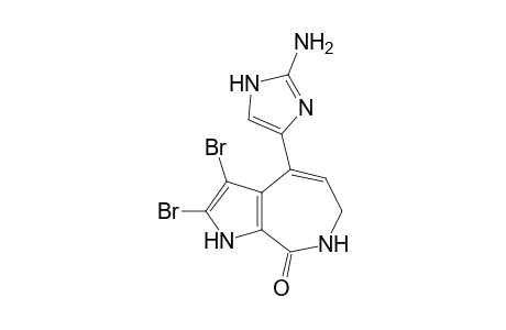 4-(2-amino-1H-imidazol-5-yl)-2,3-dibromo-6,7-dihydro-1H-pyrrolo[2,3-c]azepin-8-one