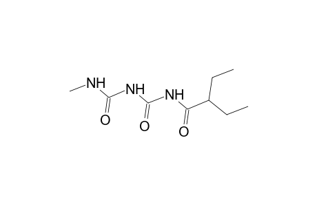 1-Methylaminocarbonyl-3-(2-ethyl-butanoyl)-urea