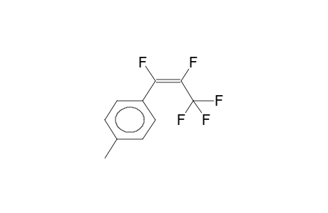 Benzene, 1-methyl-4-(1,2,3,3,3-pentafluoro-1-propenyl)-, (Z)-