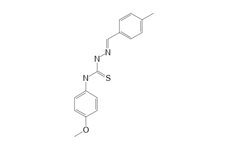 4-(p-methoxyphenyl)-1-(p-methylbenzylidene)-3-thiosemicarbazide