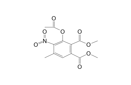 3-Acetoxy-5-methyl-4-nitro-phthalic acid, dimethyl ester