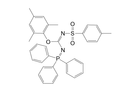 2,4,6-Trimethylphenyl-N-(p-methylphenyl)sulfonyl]-N-(triphenylphosphoranylidene) imidocarbamate