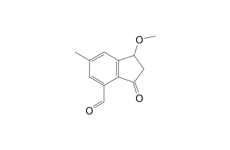 3-keto-1-methoxy-6-methyl-indane-4-carbaldehyde