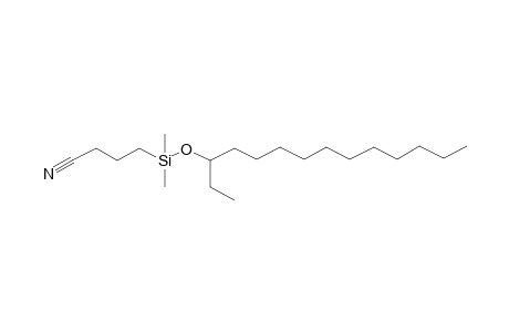 4-[[(1-Ethyldodecyl)oxy](dimethyl)silyl]butanenitrile