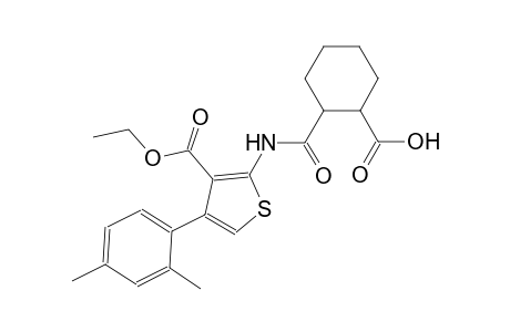 2-({[4-(2,4-dimethylphenyl)-3-(ethoxycarbonyl)-2-thienyl]amino}carbonyl)cyclohexanecarboxylic acid