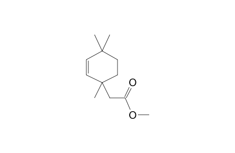 (1,4,4-Trimethylcyclohex-2-enyl)acetic acid, methyl ester