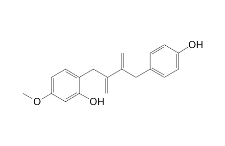 TERMILIGNAN;2-(2-HYDROXY-4-METHOXYBENZYL)-3-(4-HYDROXYBENZYL)-BUTADIENE
