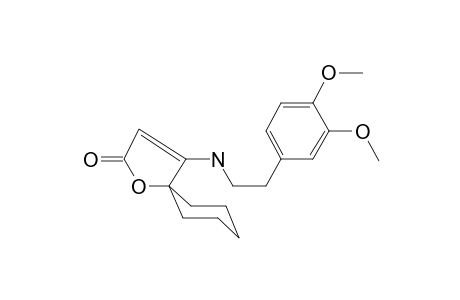 4-[2-(3,4-Dimethoxy-phenyl)-ethylamino]-1-oxa-spiro[4.5]dec-3-en-2-one