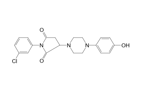1-(3-Chlorophenyl)-3-[4-(4-hydroxyphenyl)-1-piperazinyl]pyrrolidine-2,5-dione
