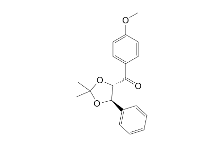 (trans)-4-(p-Methoxybenzoyl)-2,2-dimethyl-5-phenyl-1,3-dioxolane