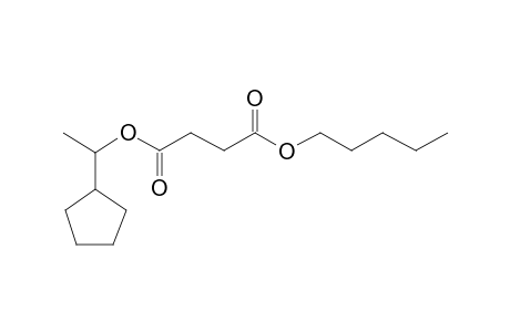 Succinic acid, 1-cyclopentylethyl pentyl ester