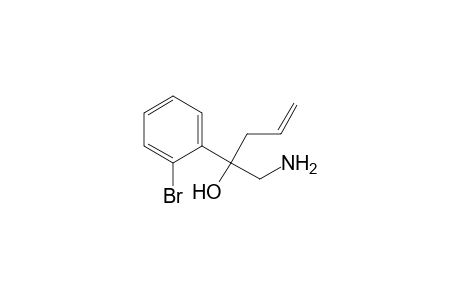 1-Amino-2-(2-bromophenyl)pent-4-en-2-ol