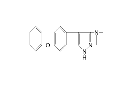 3-(DIMETHYLAMINO)-4-(p-PHENOXYPHENYL)PYRAZOLE