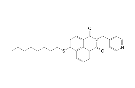 4-(Octylthio)-N-[(4-pyridyl)methyl]naphthalimide