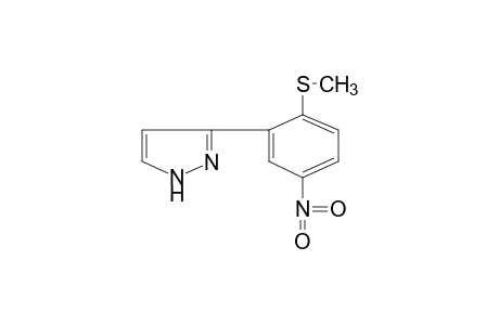 3-[2-(methylthio)-5-nitrophenyl]pyrazole