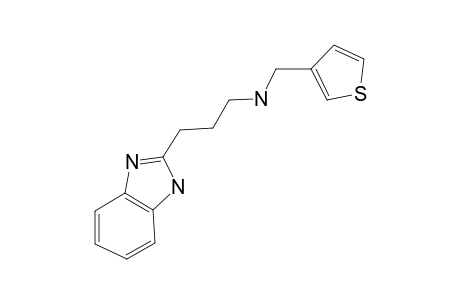 [3-(1H-1,3-Benzodiazol-2-yl)propyl](thiophen-3-ylmethyl)amine