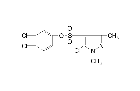 5-chloro-1,3-dimethylpyrazole-4-sulfonic acid, 3,4-dichlorophenyl ester